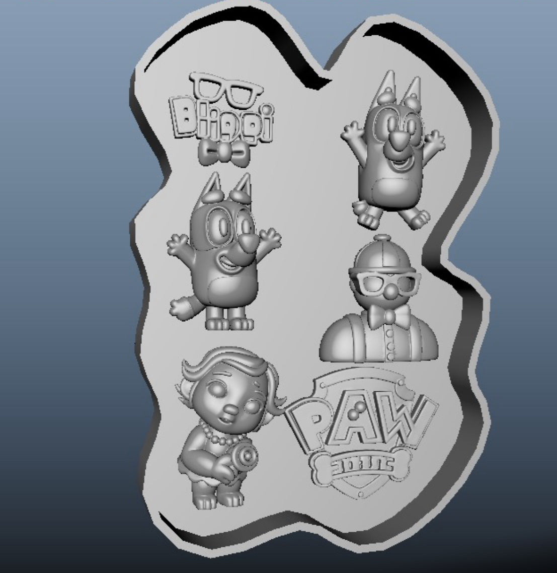 Mix Cartoon character mould