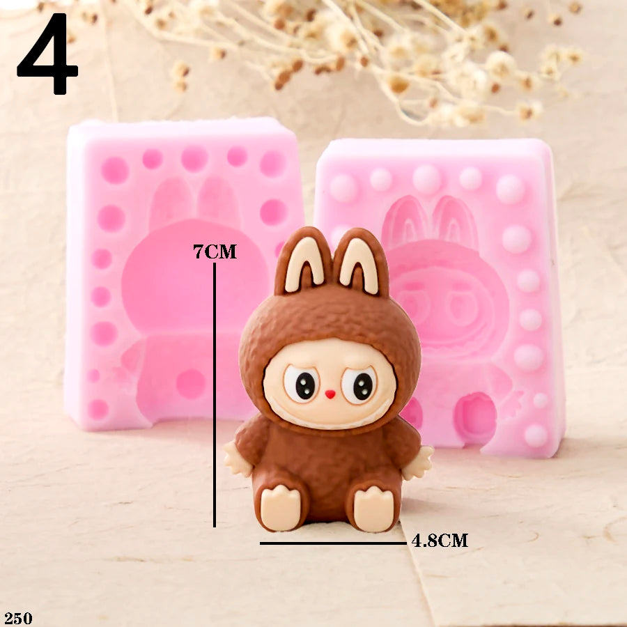 Labubu 3D moulds