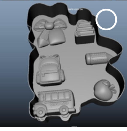 School moulds detailed moulds