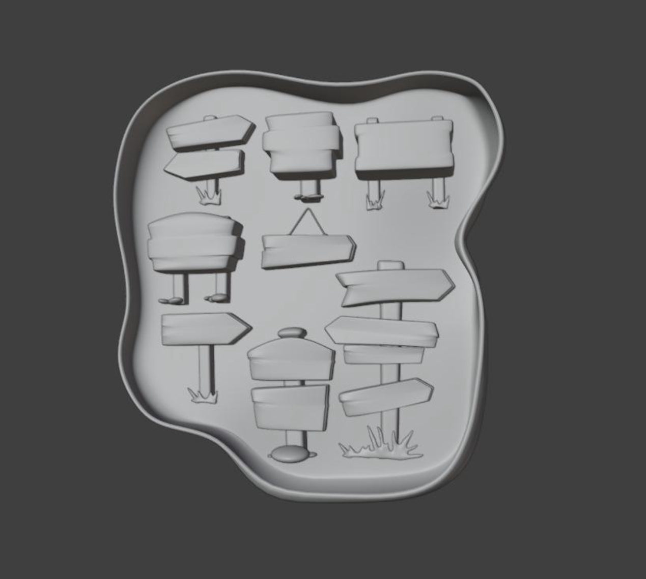 Name Boards mould Directional Sign Silicone Mould