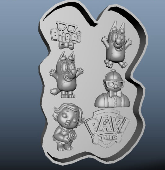 Mix Cartoon character mould