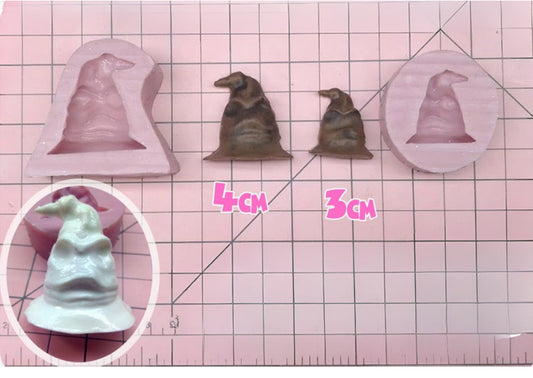 Harry Potter Sorting Hat Silicone Mold for Fondant and Chocolate – Create Magical Cake Decorations