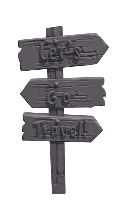 Travel and Camping Sign Silicone Mold for Fondant and Chocolate – Create Adventure and Nature-Themed Cake Decorations