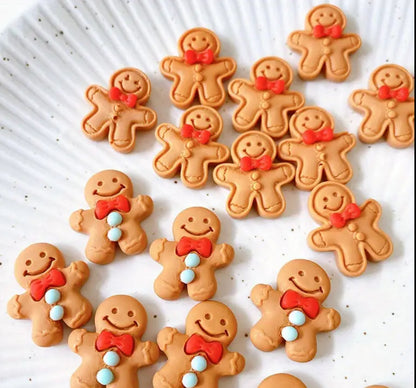 Christmas Chocolate Gingerbread Mold  Gingerbread Man Fondant Molds for Cake  Holiday Gingerbread Molds Silicone