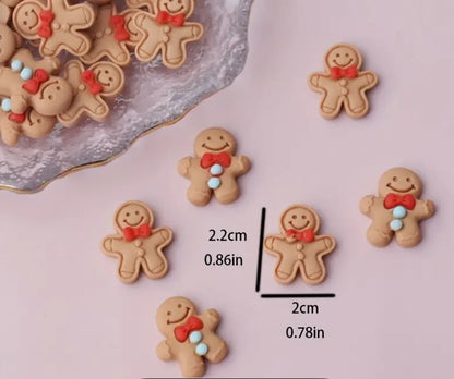 Christmas Chocolate Gingerbread Mold  Gingerbread Man Fondant Molds for Cake  Holiday Gingerbread Molds Silicone