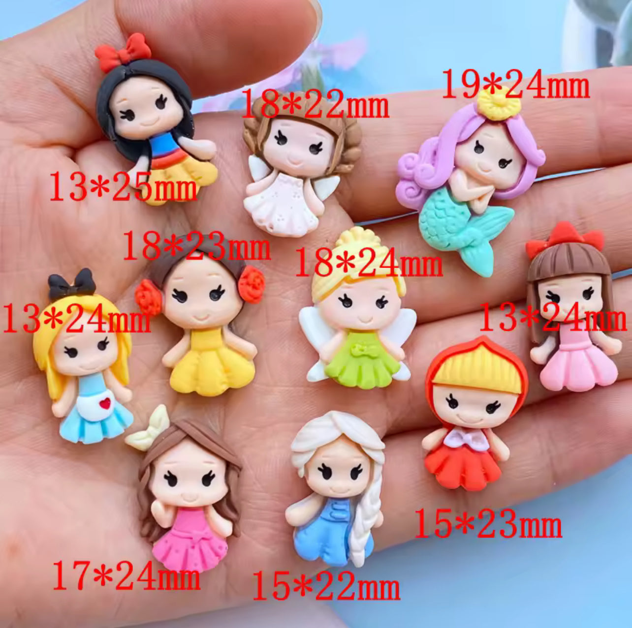 Mini princess moulds
