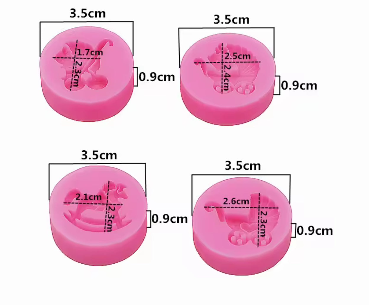 Baby 4 piece mould