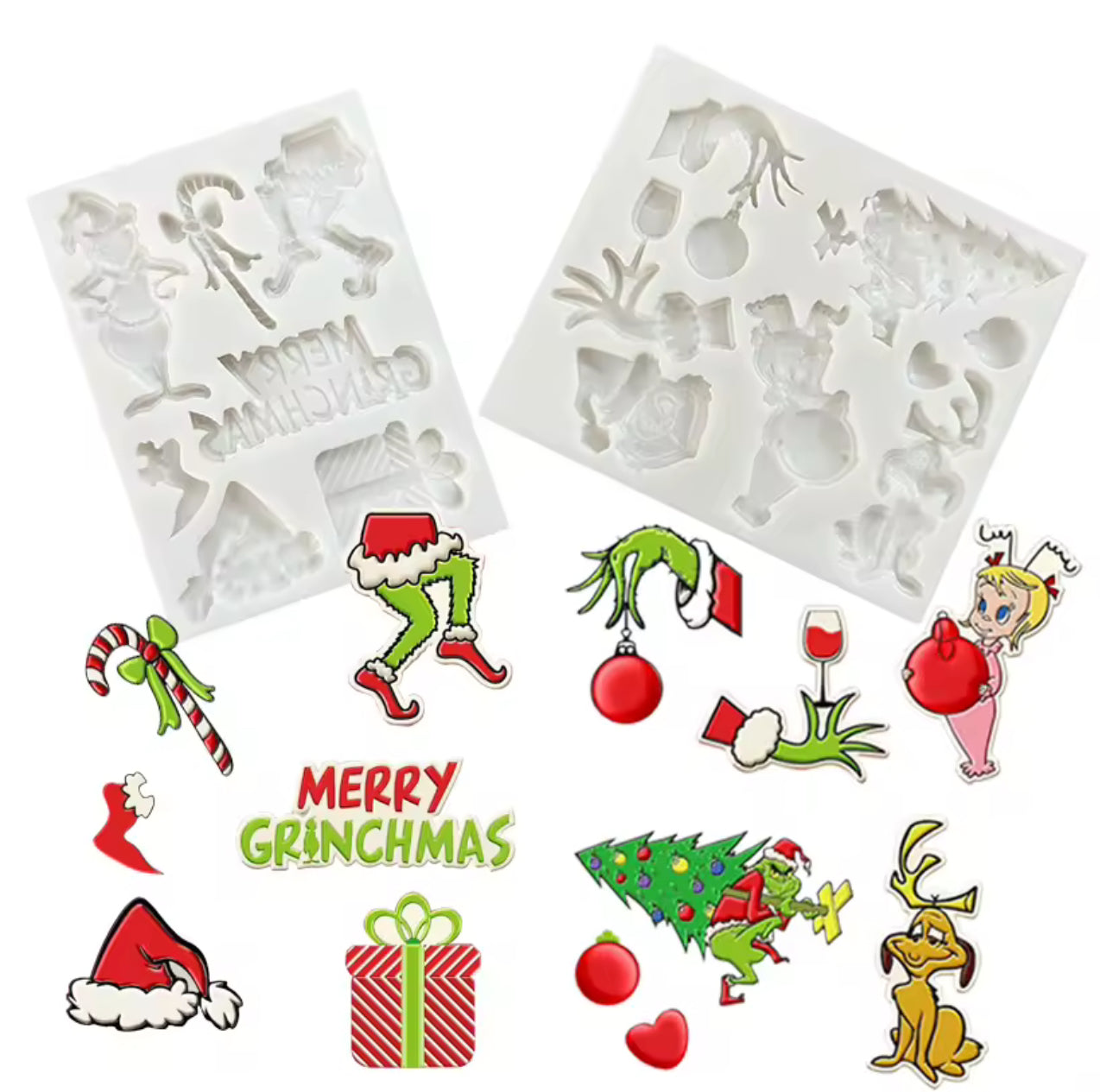 Christmas set moulds