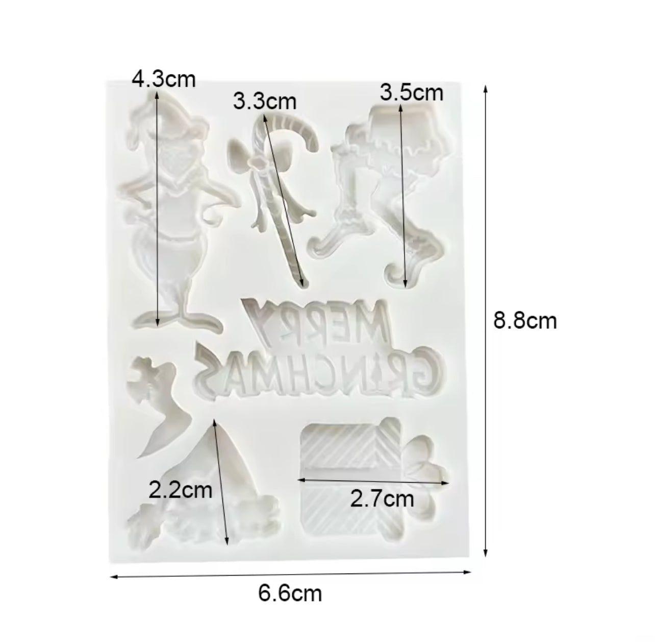 Christmas set moulds