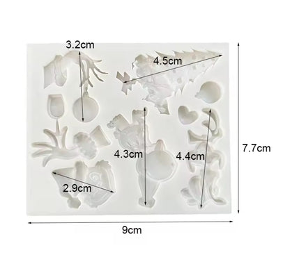 Christmas set moulds