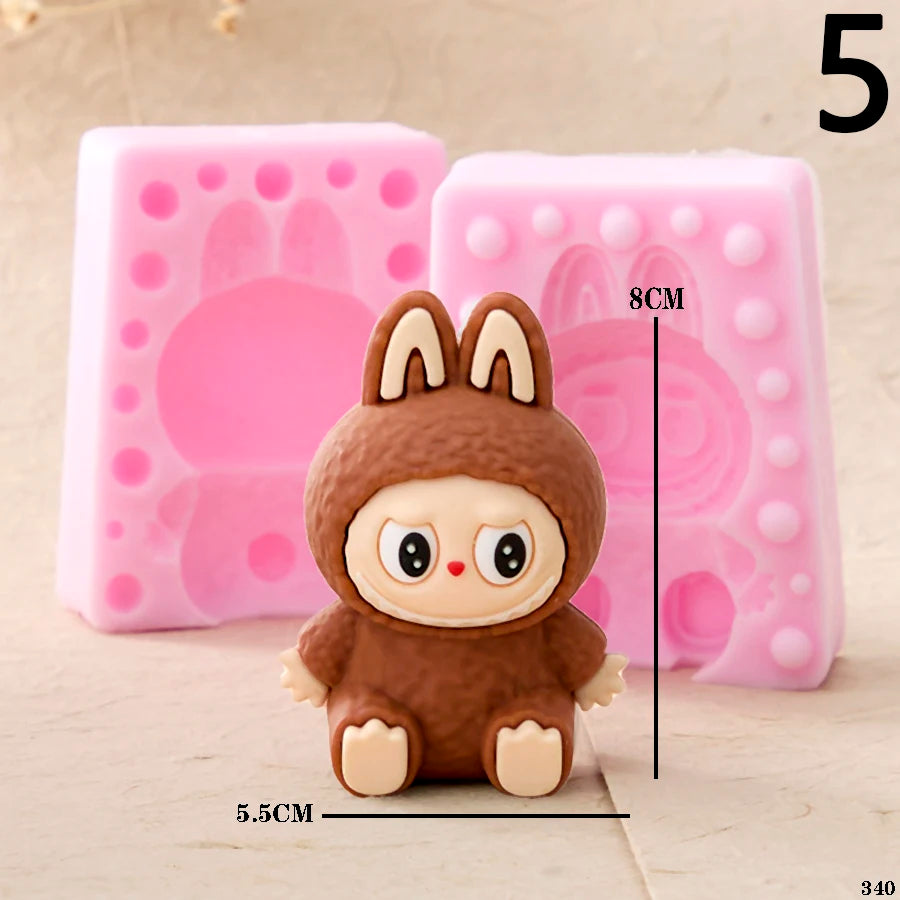 Labubu 3D moulds