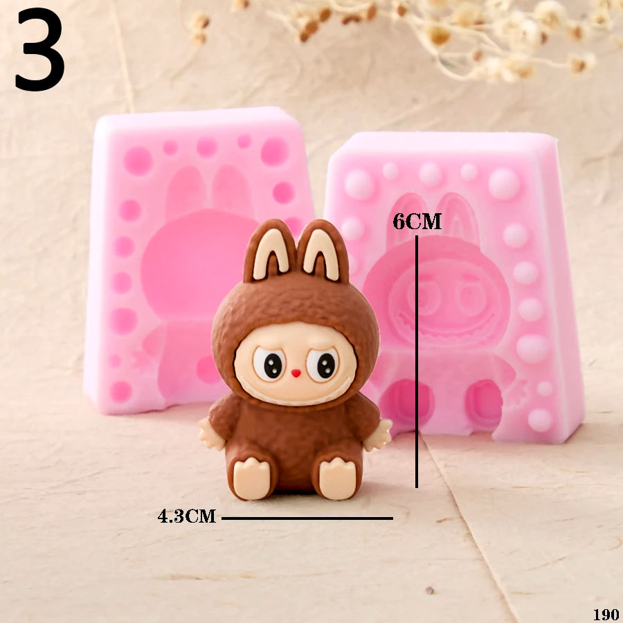 Labubu 3D moulds