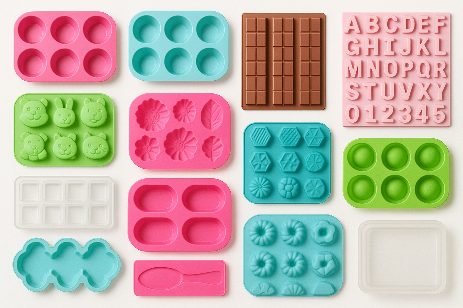 Different type of Silicon Moulds